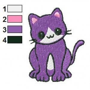Cat Embroidery Designs Applique